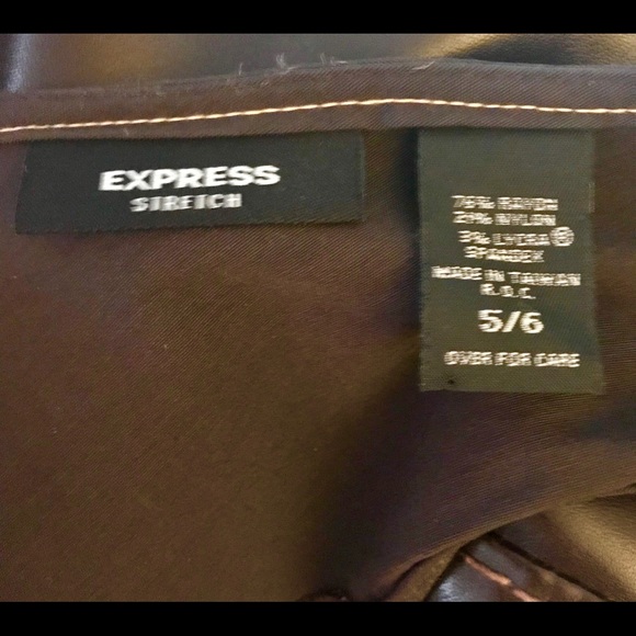 Express stretch sleeveless brown dress . - Picture 4 of 8